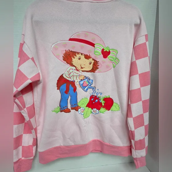 Strawberry Shortcake Pink Sweater - Picture 1 of 8
